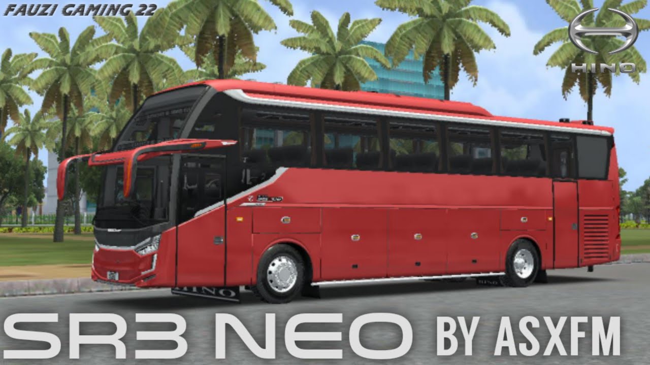 REVIEW MOD SR3 XHD NEO HINO RM280 BY ASXFM 2025 [BUSSID]