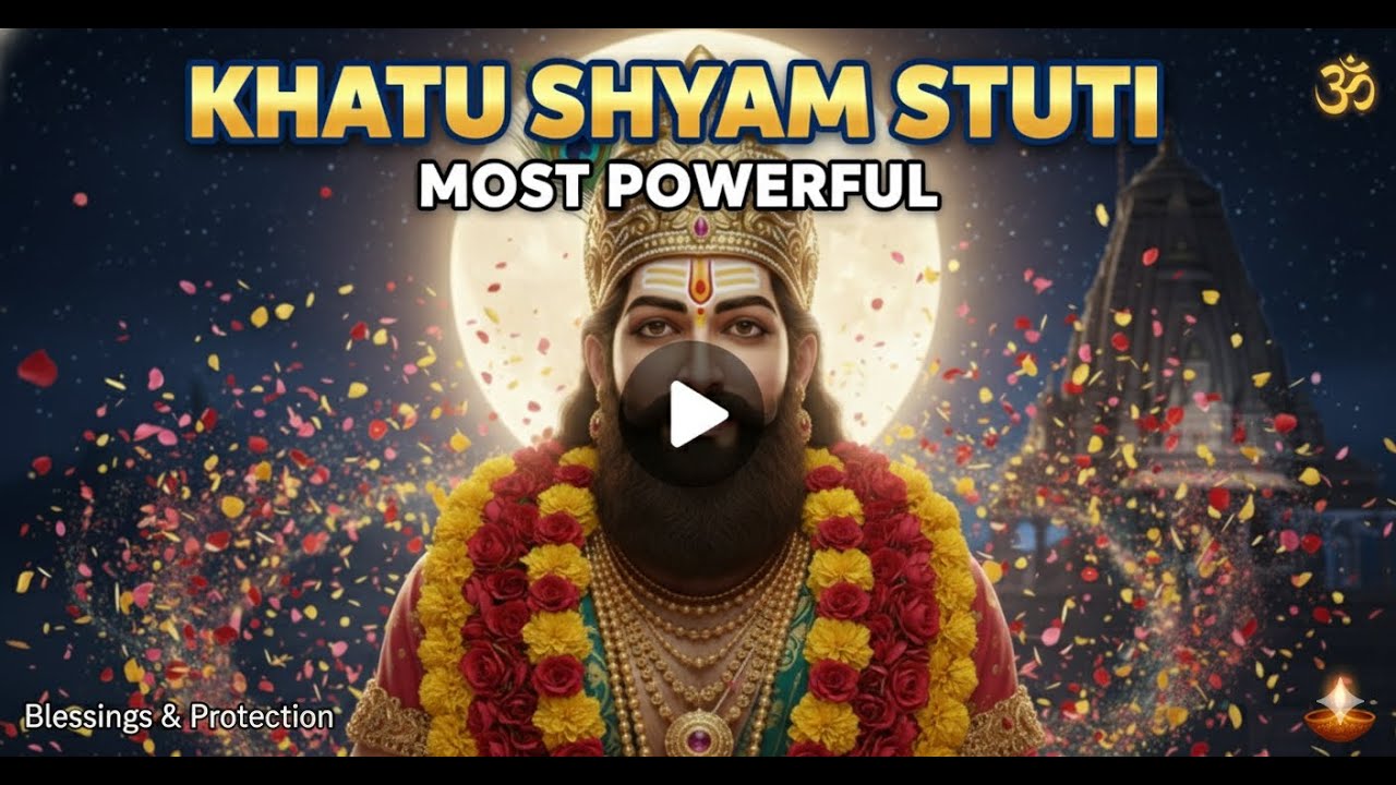 ✨ Divine Shri Khatu Shyam Stuti 🙏 | Powerful Khatu Shyam Ji Prayer for Blessings & Protection 🕉️