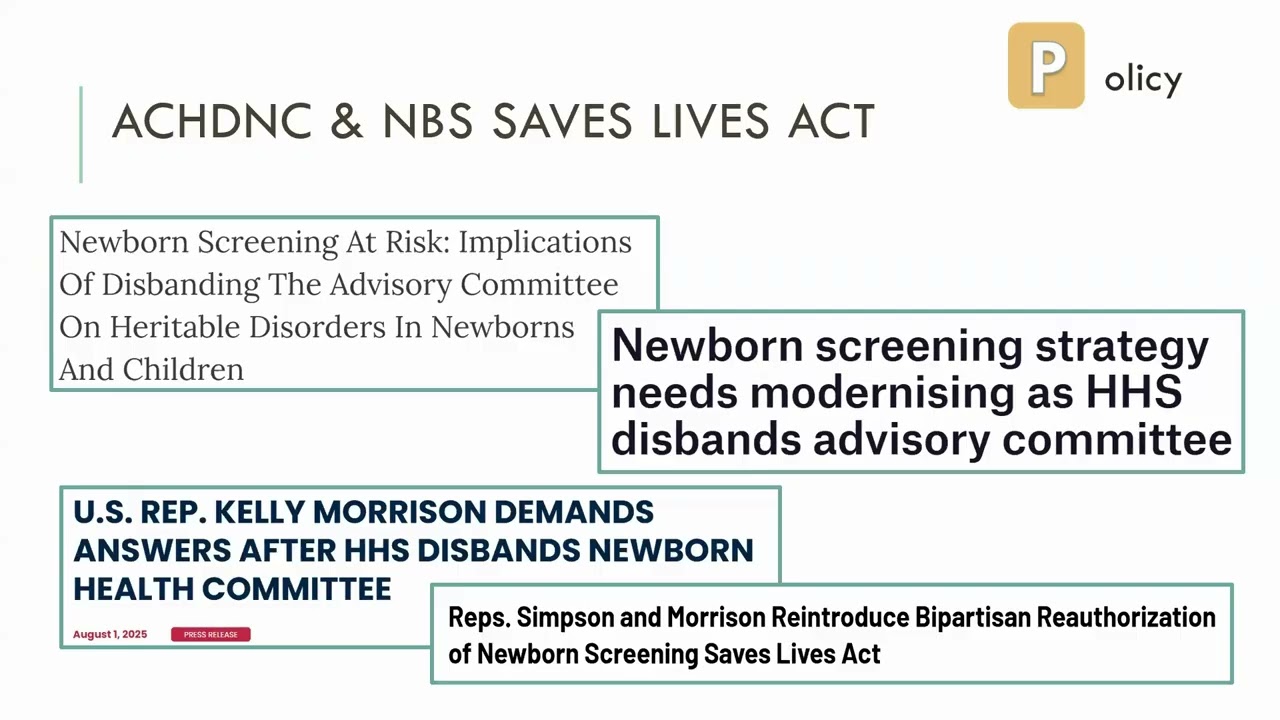 The Future of Newborn Screening and Access in the U.S.--Expanding Panels, Equity, and Promise