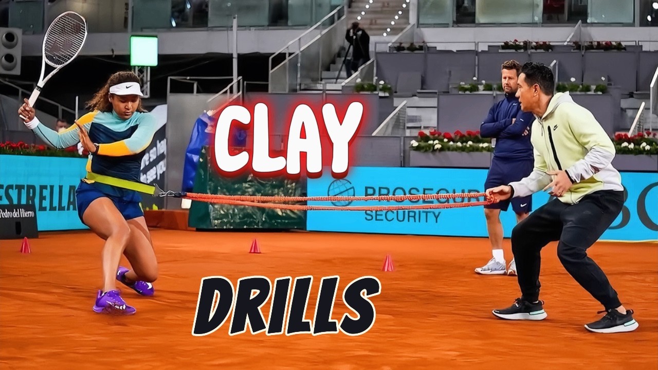 Clay Court Tennis Training by Pros [Master Court Sliding & Movements]