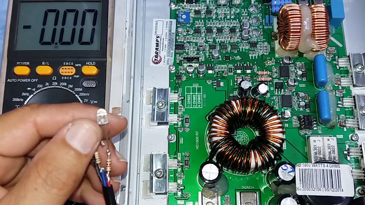 Teste para microcontrolador PIC, para  Taramps