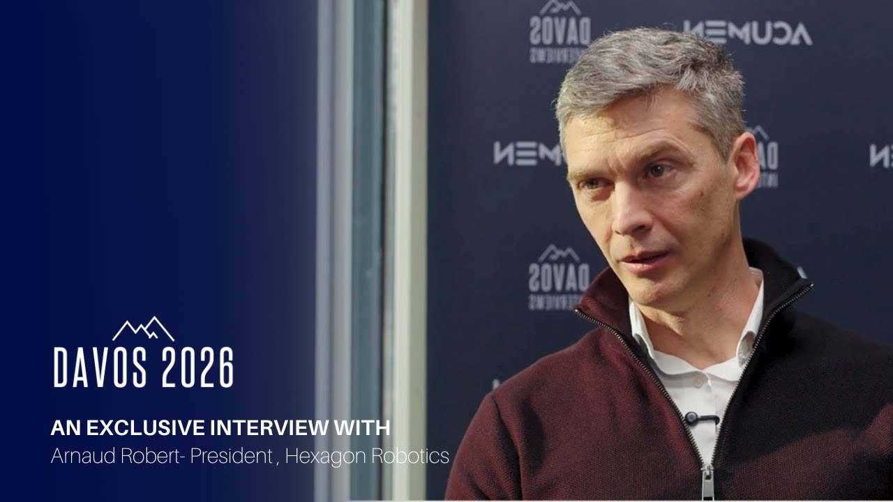 Hexagon in DAVOS 2026 | How Hexagon’s Humanoids are Creating New Industrial Ecosystems