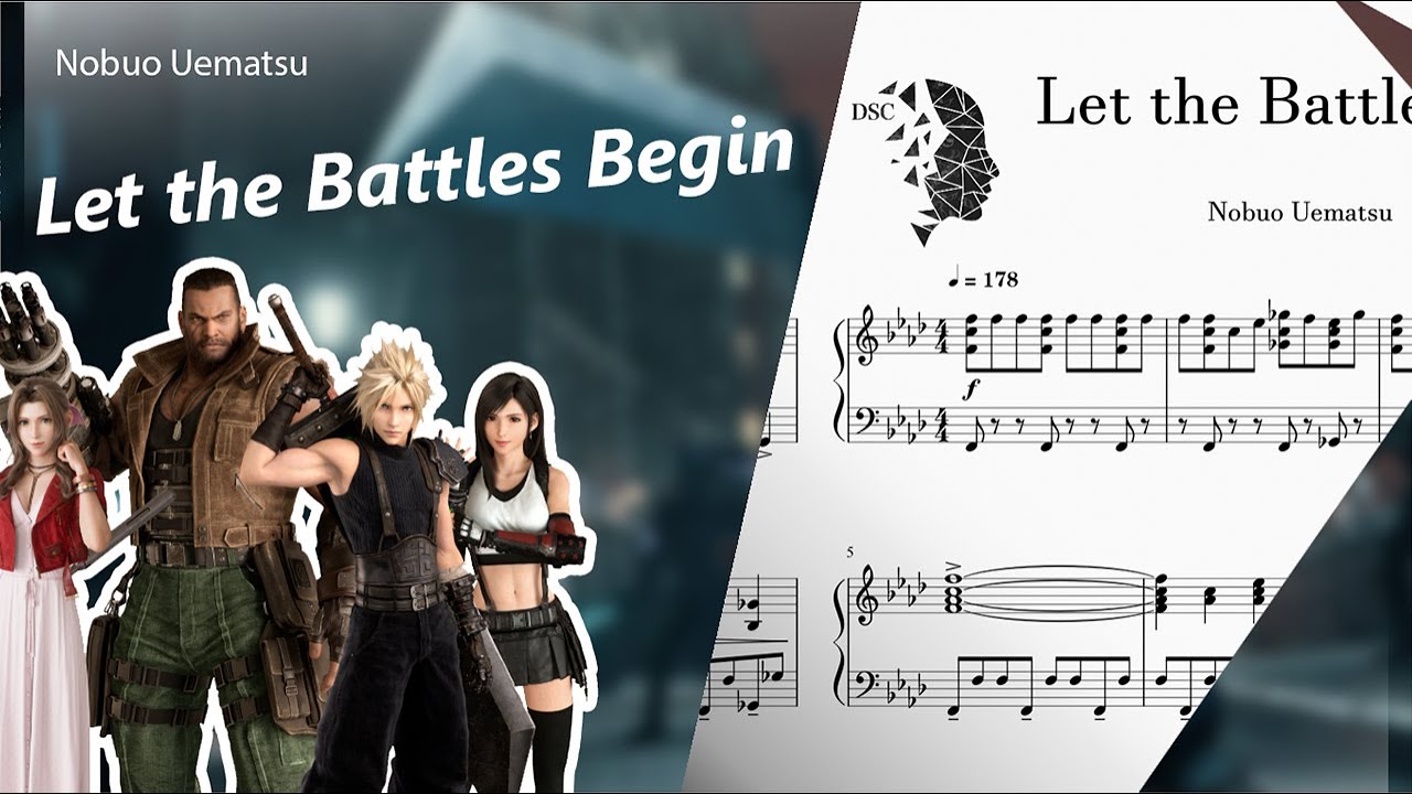 Let the Battles Begin! (Final Fantasy VII OST) - Nobuo Uematsu | Piano Cover