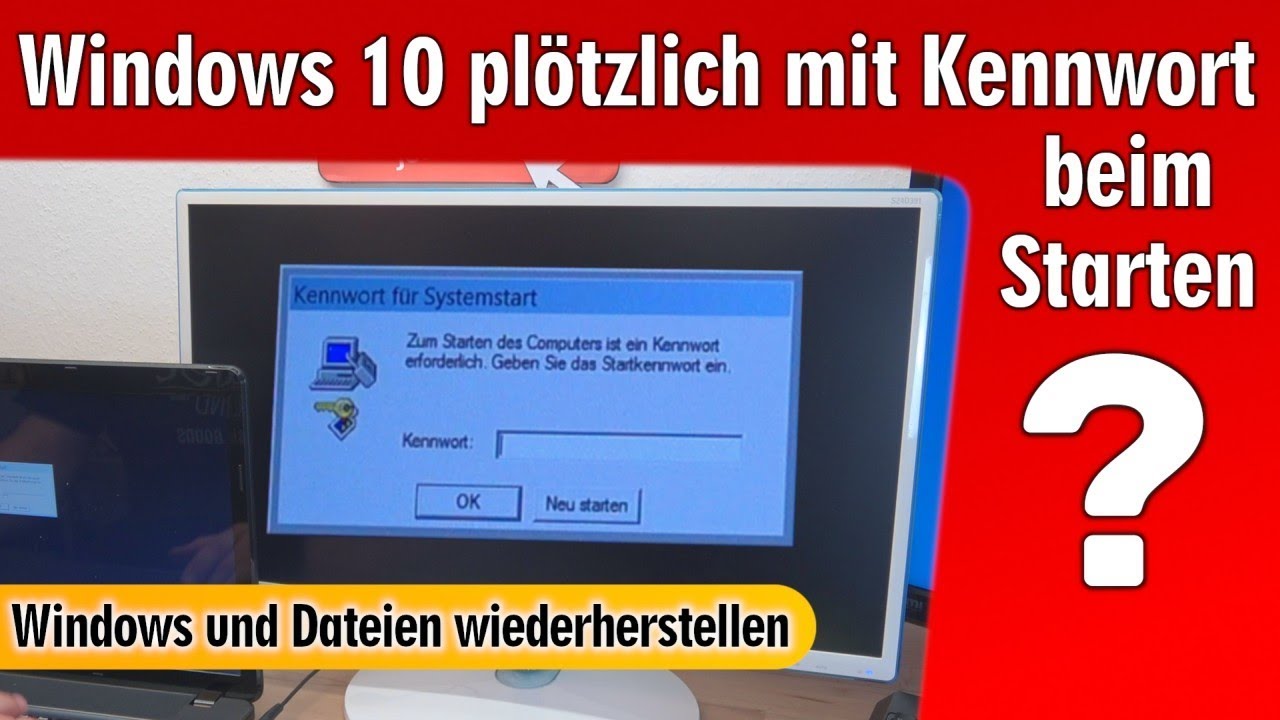 Windows 10 plötzlich mit Kennwort beim Start ❓ Entfernen und Zurücksetzen