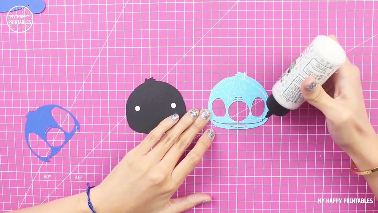 Stitch cake topper assemble tutorial - Files for Cricut and Silhouette  - SVG files for Cricut