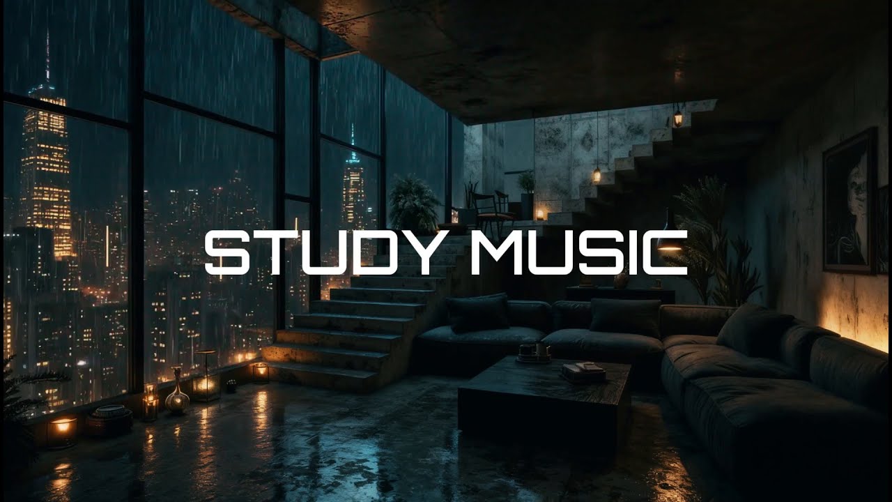 Deep Focus & Chillout Work Beats – City Night Ambience Music for Productivity & Concentration 🌃