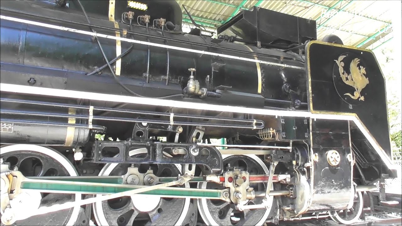 鳳凰のﾏｰｸが輝くお召し装備の伯備線D51-838号機 井倉駅近く井倉洞入口に保存会の熱意で綺麗な状態で保存中！2022.7.5 伯備線　panasd 2794