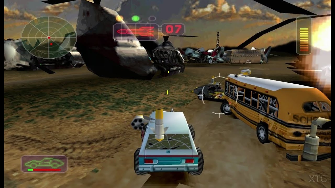 Vigilante 8 PS1 Gameplay HD (60FPS)