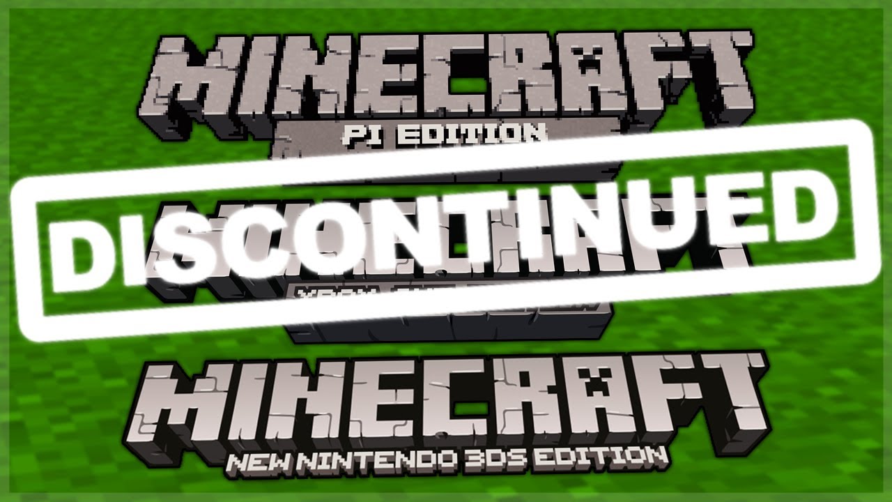 The History of Minecraft's Discontinued Versions & Games!