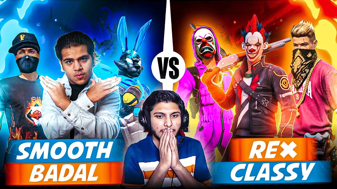 CLASSY,BADAL VS REX,TAGARU 🤯 #nonstopgaming #freefire