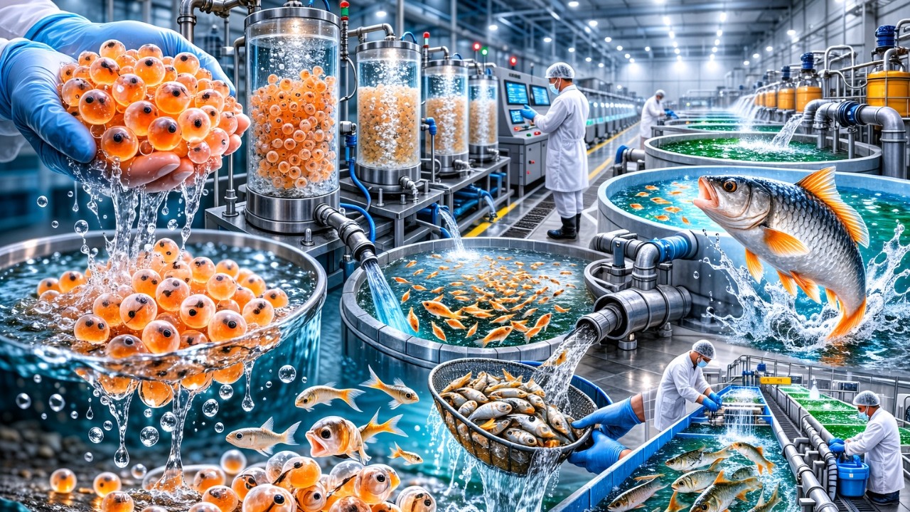 From Egg to Fry: How Millions of Fish Are Hatched in Industrial Facilities