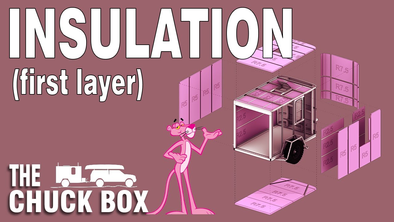 HOW I added INSULATION to the Cargo Trailer Camper Conversion