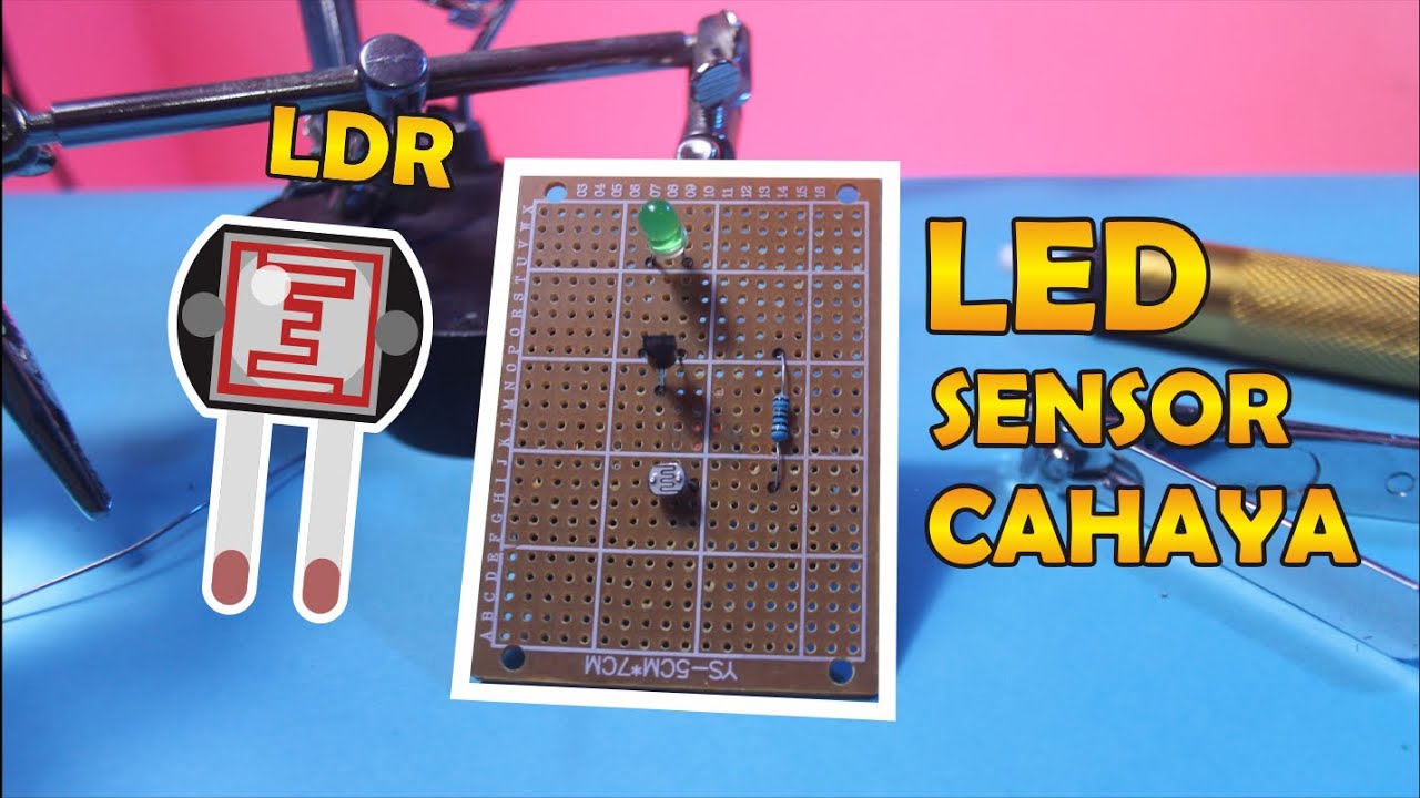 Led LDR sensor cahaya sederhana