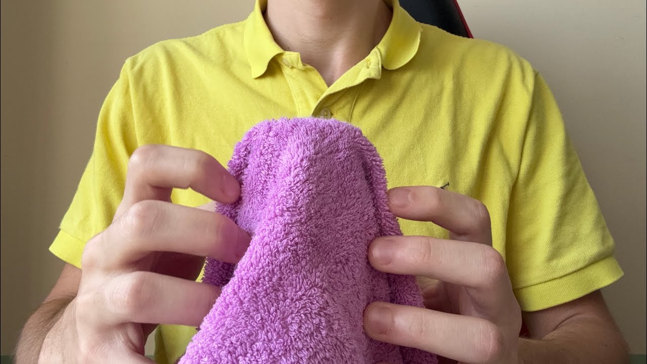 ASMR Towel over Mic Intense Rubbing & Scratching (No Talking)