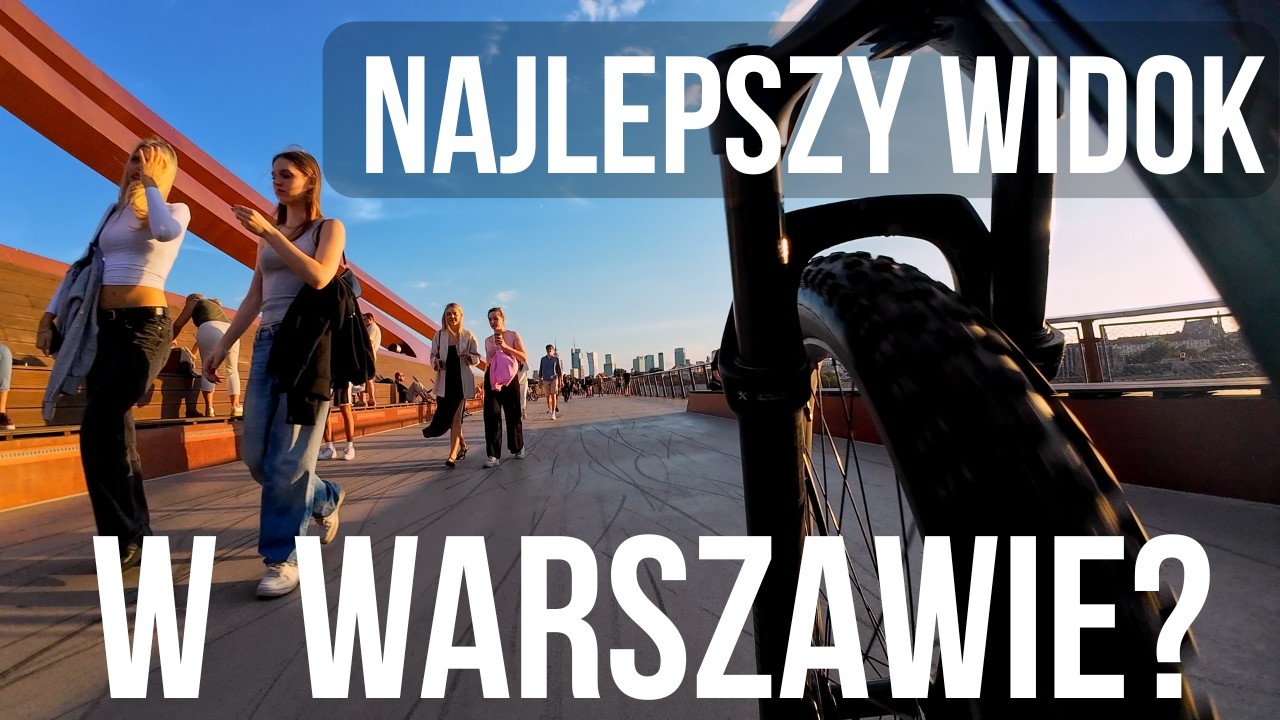 Warsaw's NEW Bike Bridge: A POV Ride to Praga (Part 1) | Nowa Kładka Rowerowa w Warszawie (Cz. 1)