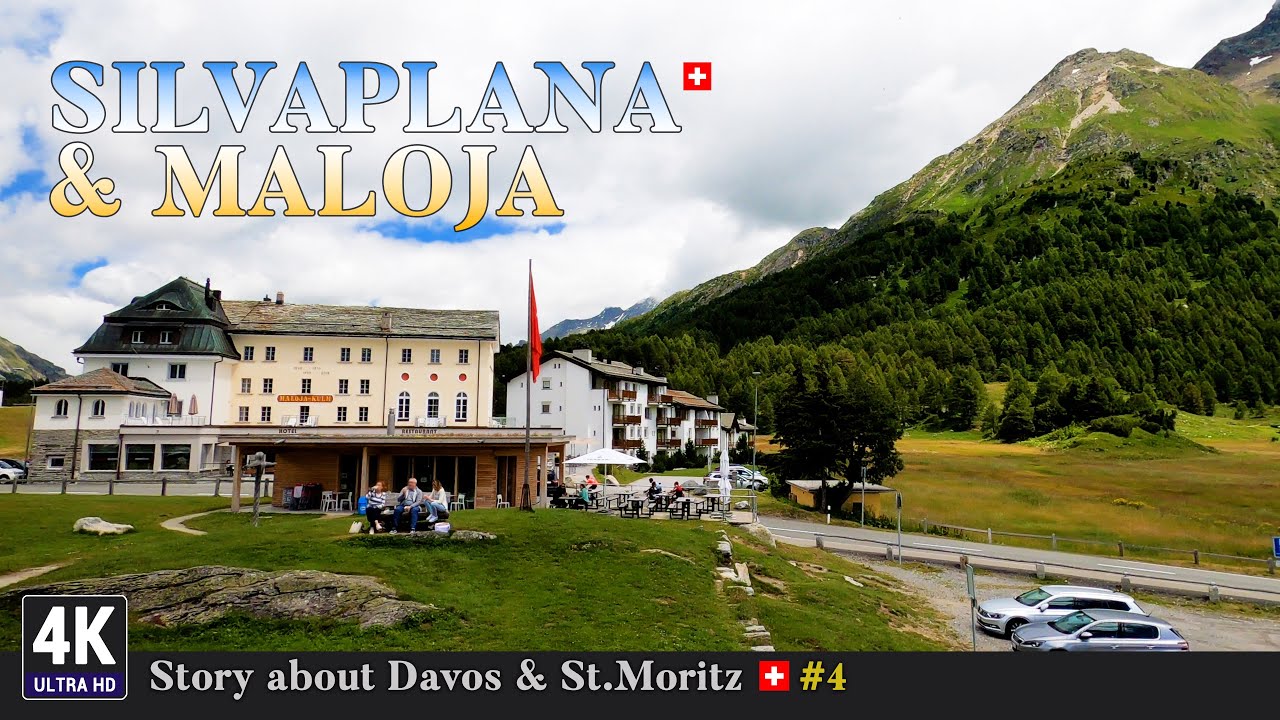 Davos & St.Moritz 🇨🇭 Ep#4 - Silvaplana & Maloja Village Tour in Graubünden Grisons Switzerland