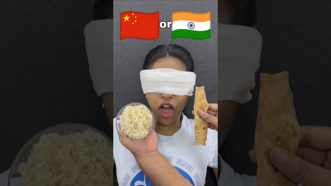 Blind taste test 3 countries in my mouth!😱 #shorts #shortsfeed #viralvideo #food #challenge