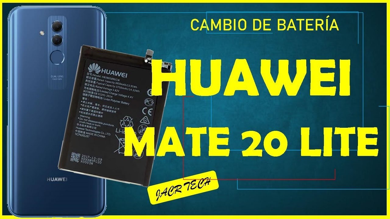 Cómo cambiar batería Huawei Mate 20 Lite