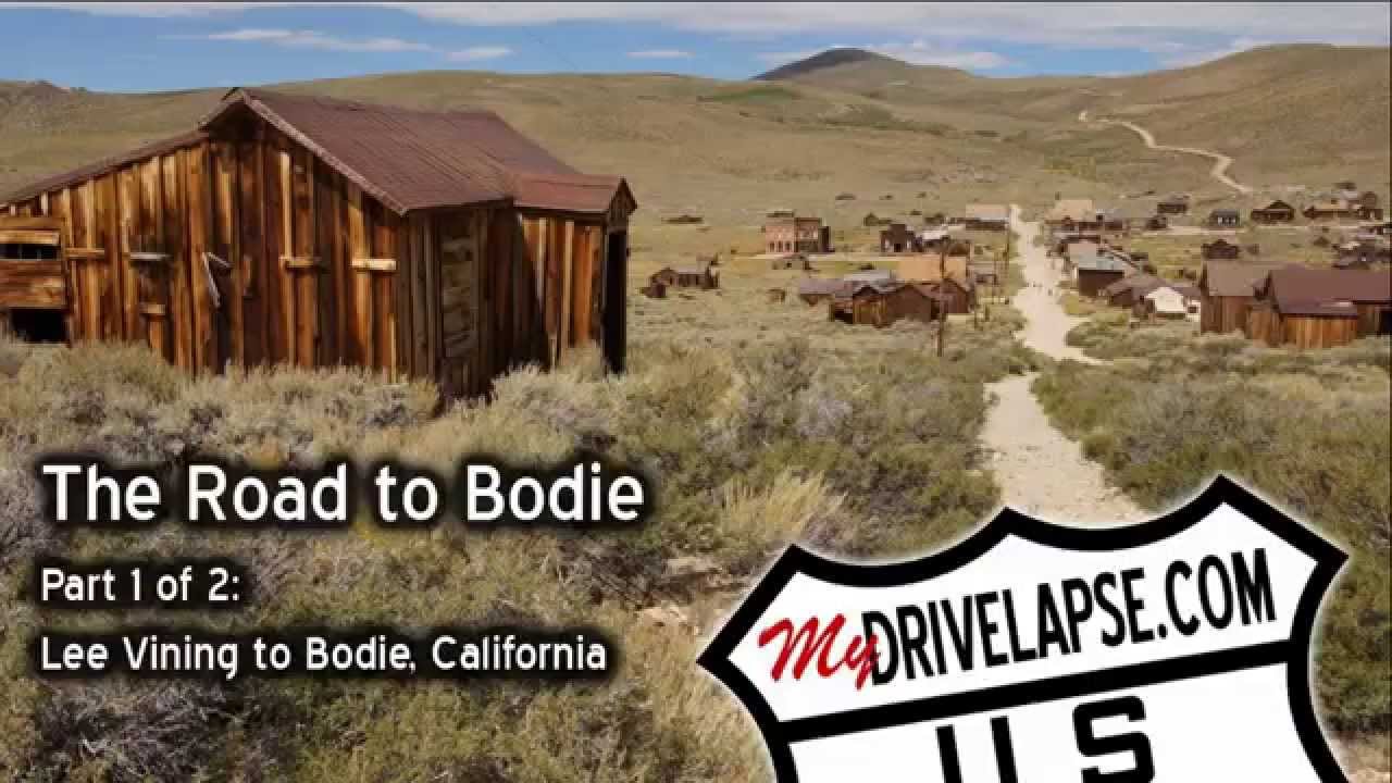 The Road to Bodie Ghost Town, California, from Lee Vining
