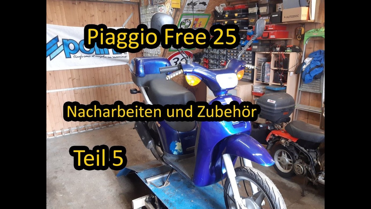 Piaggio Free 25 | Nacharbeiten und Zubehör | Teil 5