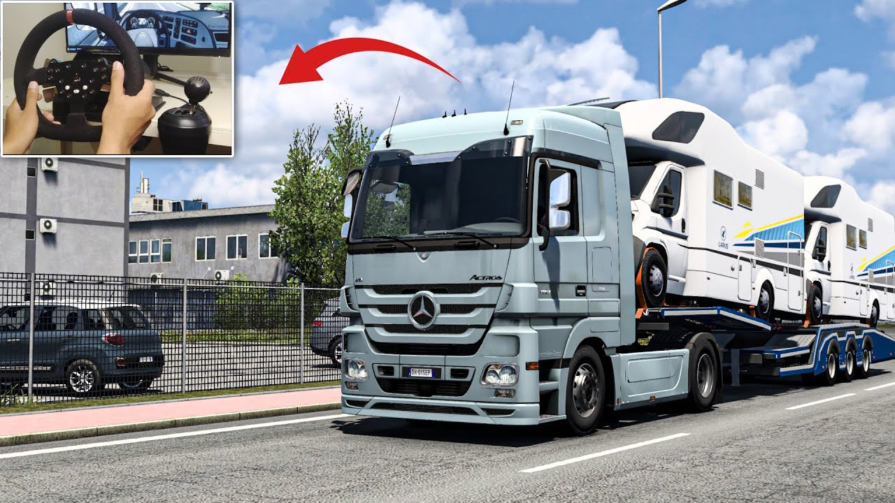 Mercedes-Benz Actros MagaSpace Transporting |Euro Truck Simulator 2| PXN V10 GAMEPLAY Full Gameplay
