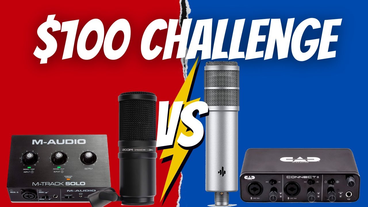 BEST Podcast Setup Under $100 CHALLENGE - Podcast Setup On A Budget