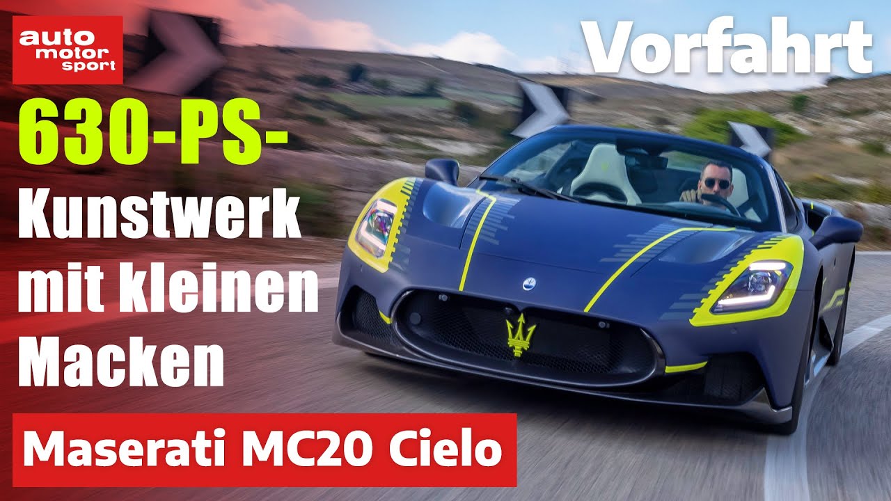 Maserati MC20 Cielo: 630-PS-Kunstwerk mit kleinen Macken! – Fahrbericht | auto motor und sport
