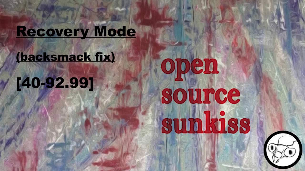12 Recovery Mode (backsmack fix) [40 - 92.99]