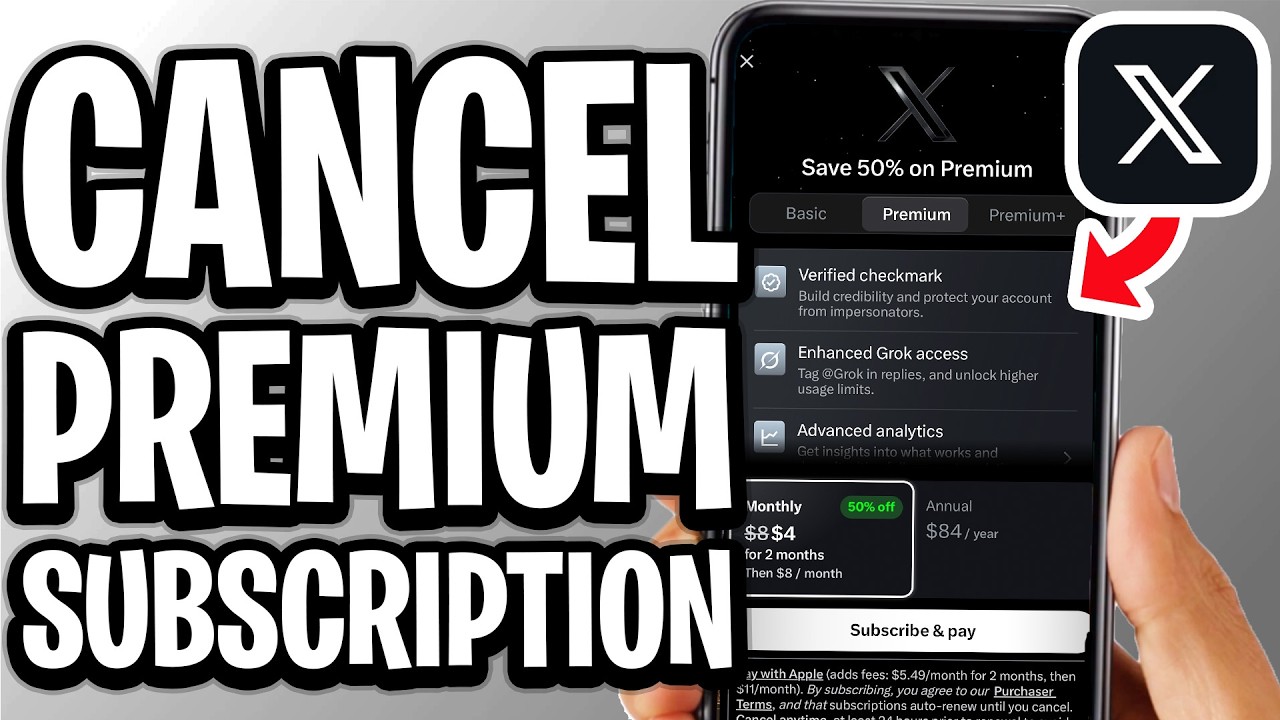 How To Cancel X Premium Subscription - Full Guide