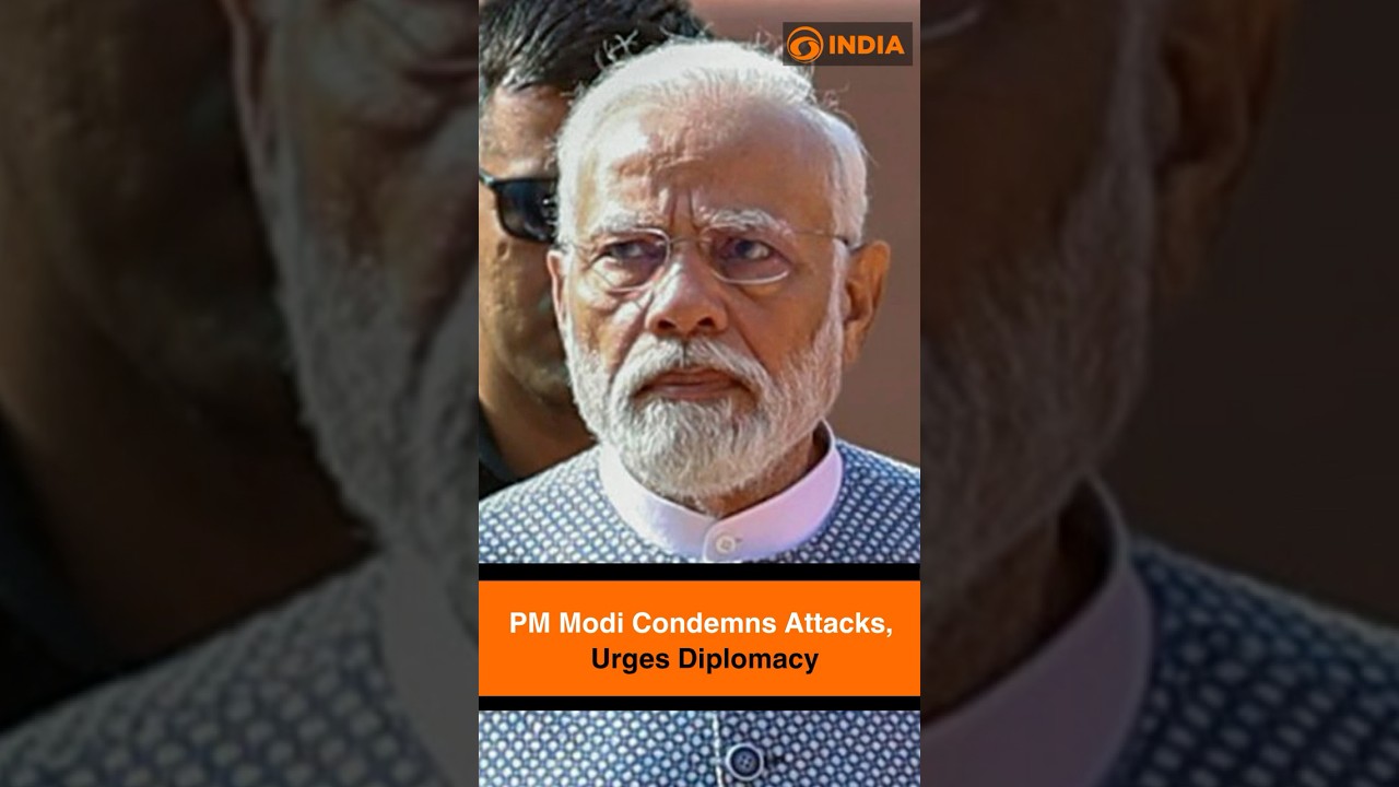 PM Modi Condemns Attacks, Urges Diplomacy