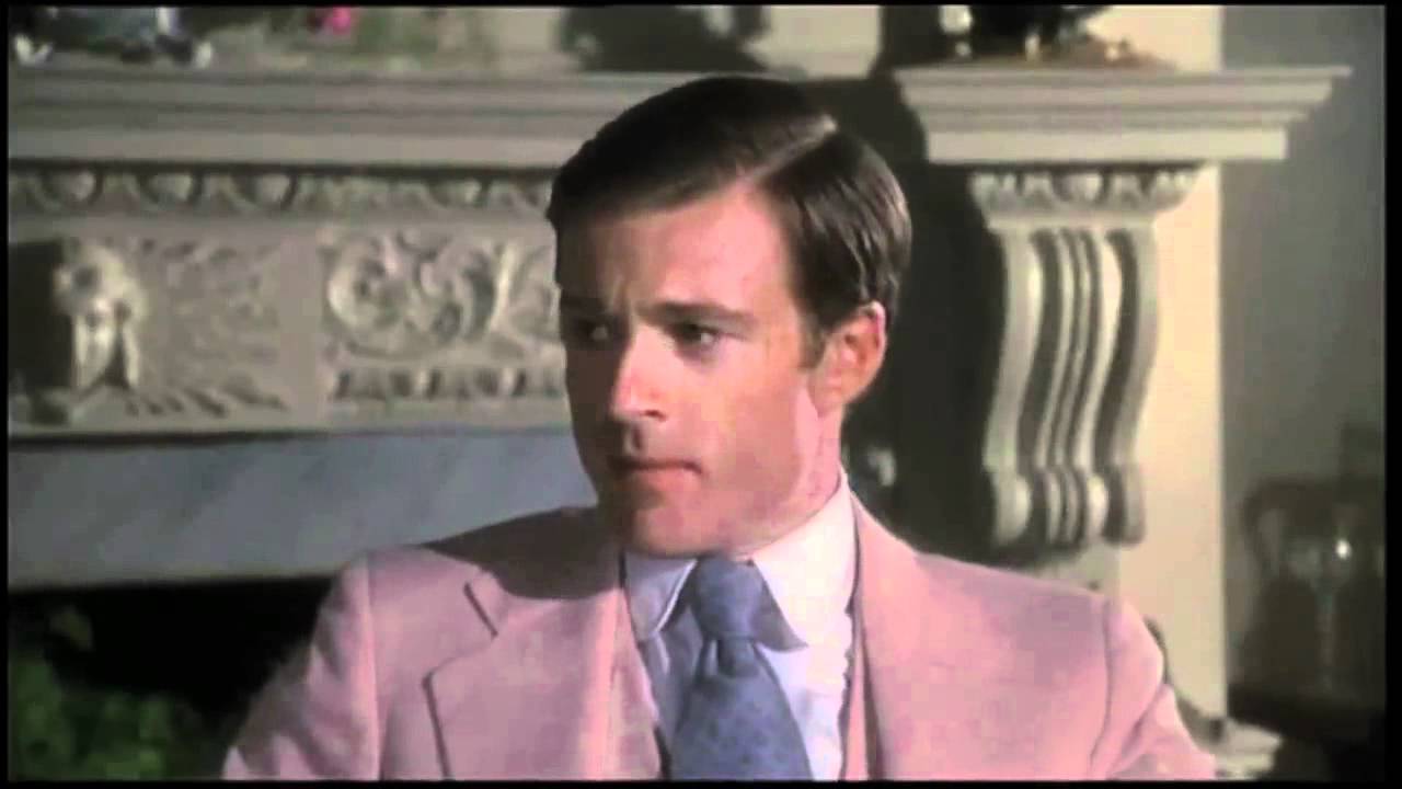 Robert Redford's facial expressions in The Great Gatsby