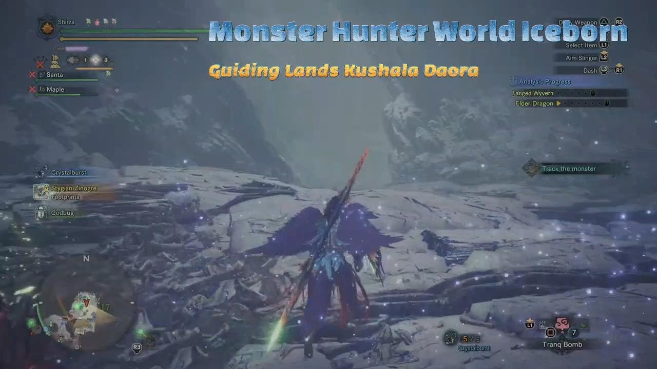 Monster Hunter World Iceborn   Guiding Lands Kushula Daora   Shirza's POV