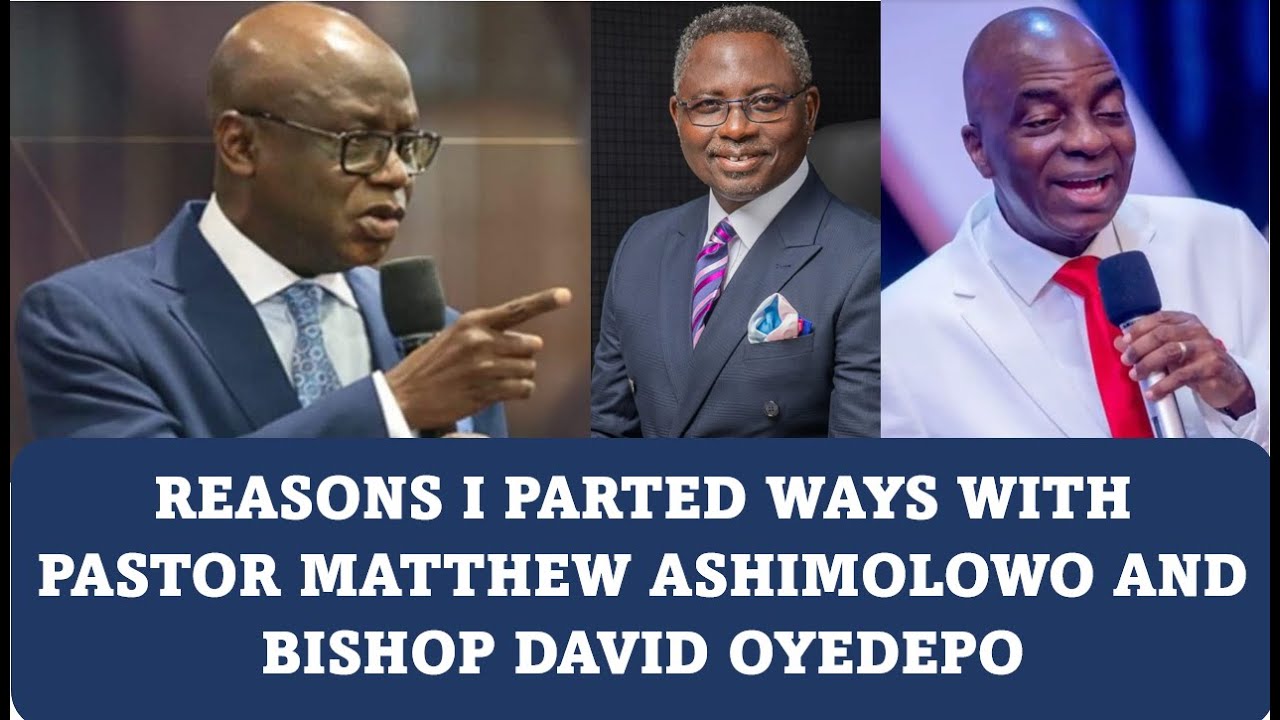 Reasons I parted ways with Pastor Matthew Ashimolowo and Bishop Oyedepo - Pastor Tunde Bakare