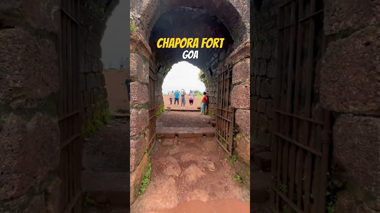 Chapora fort📍Goa 😱😍#viral #youtubeshorts #shorts
