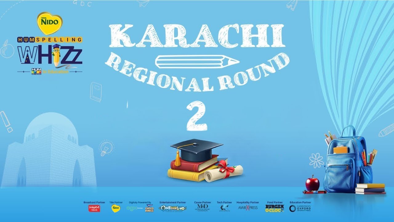 Nido HUM Spelling Whizz | Karachi Regional Round 2 | Kids Spelling Competition