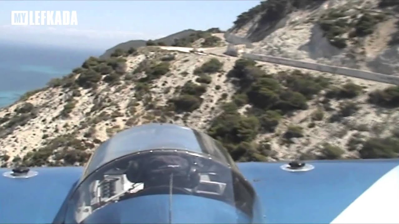 Flying over Lefkada
