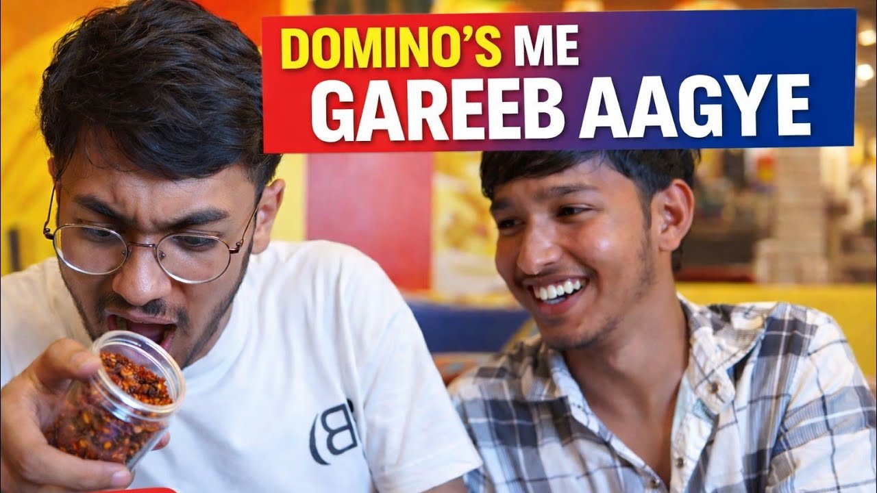 Domino's me humne gareebi dikha di 😭🤣