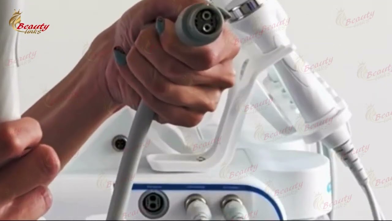 (2) طريقه تركيب و تشغيل جهاز 7 في 1 هيدرا فيشل التقشير المائي  7 in 1 Hydra Facial  Machine