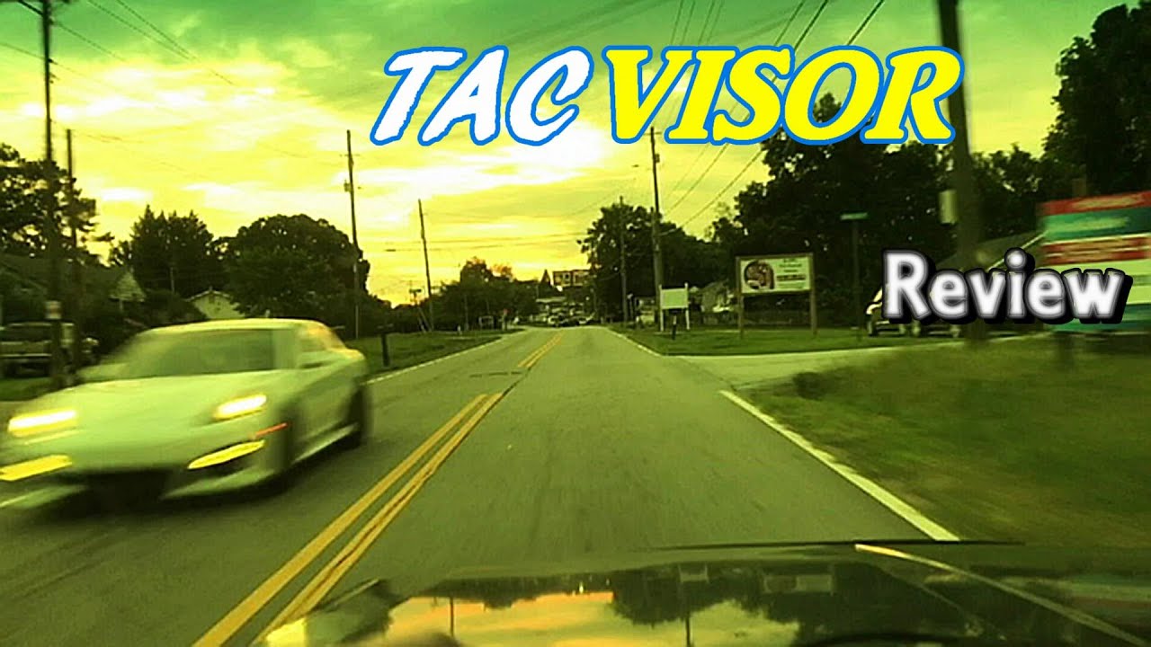 How to: Put TAC VISOR ON- Bell & Howell ANTI/GLARE Day & Night Visor -Trial & Review