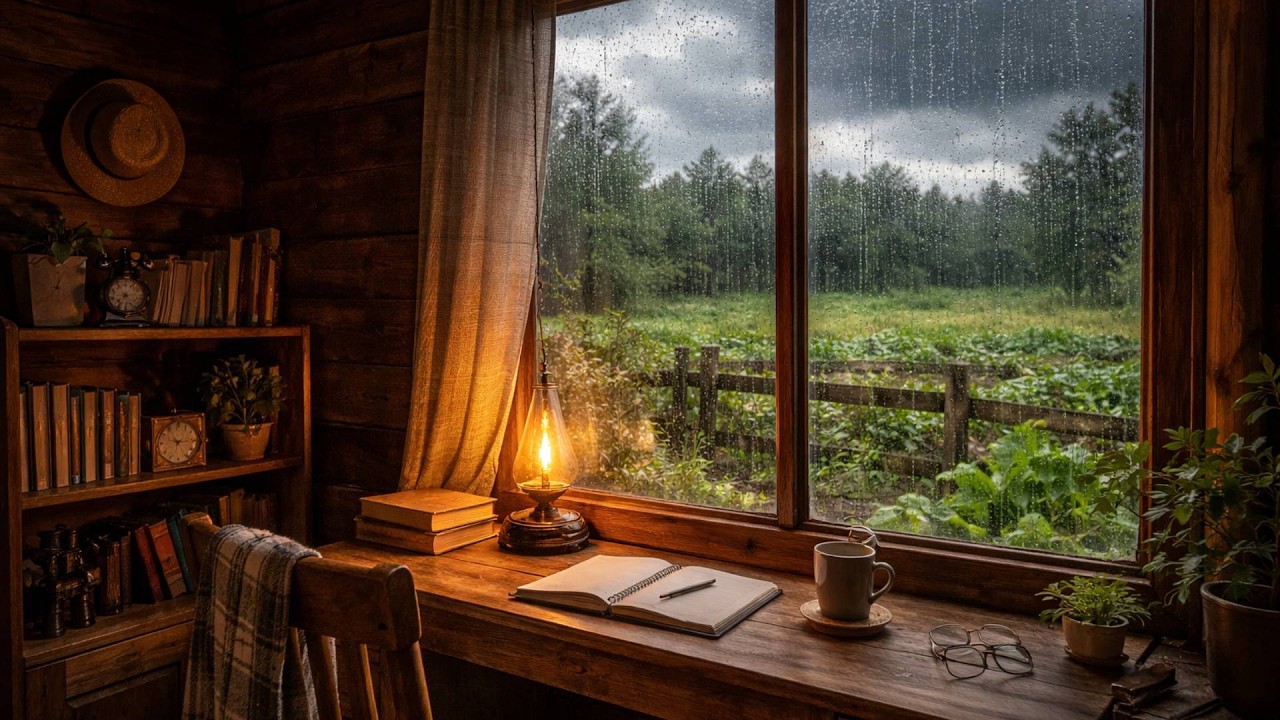 1 Hour of Rain Sounds to Relieve Insomnia and Sleep Well