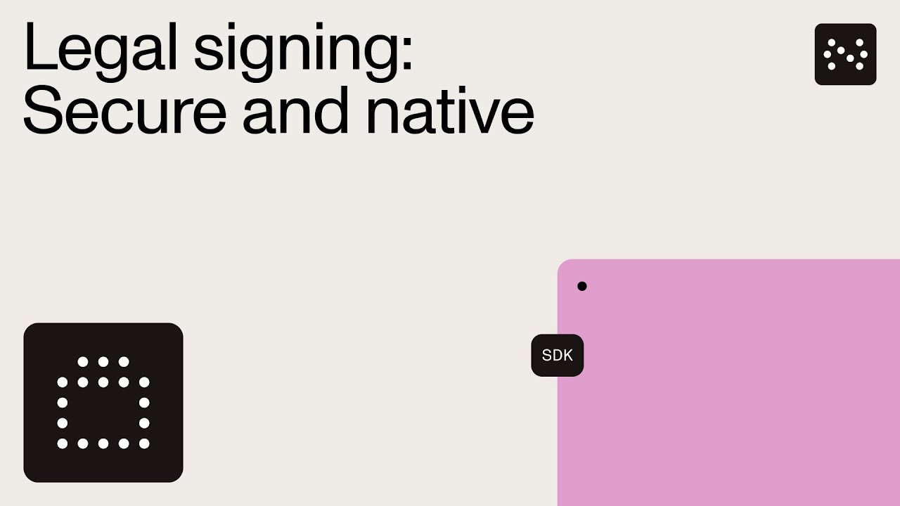Native and secure signing: Streamlining legal document workflows with Nutrient