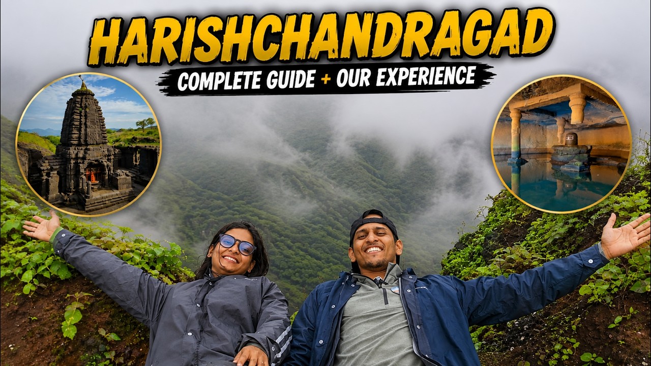 Harishchandragad Trek Vlog 🏞️ | Kokankada Cliff, Ancient Temple, Kedareshwar Cave