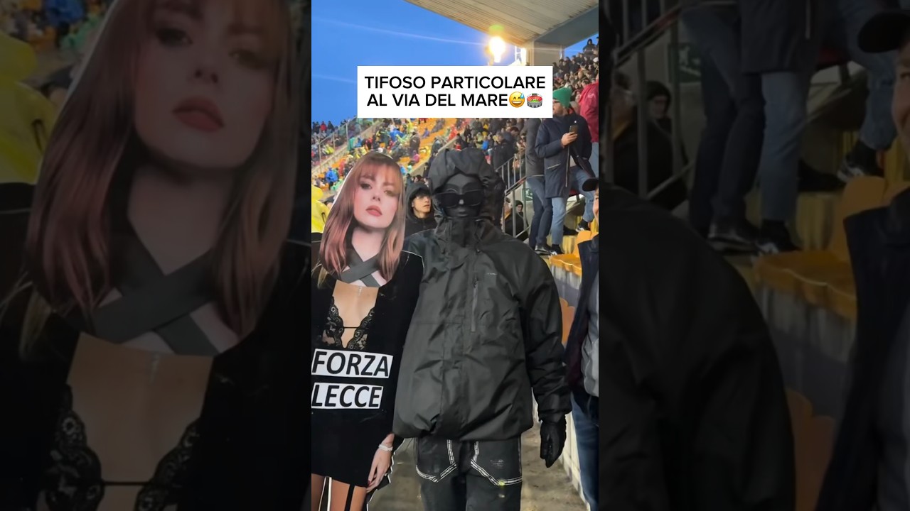 &Egrave; ANNALISA MANIA AL VIA DEL MARE DI LECCE: GUARDATE COME ENTRA ALLO STADIO QUESTO TIFOSO! #shorts
