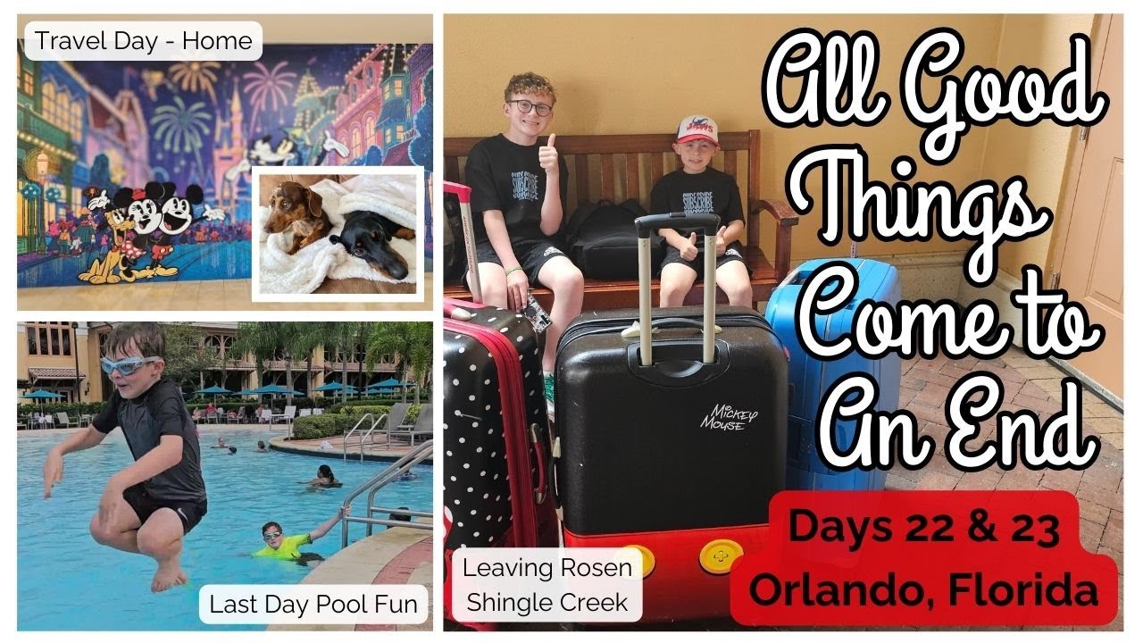 Final Hoorah | Travel Day Going Home | Orlando Airport | Virgin Atlantic Premium to the UK