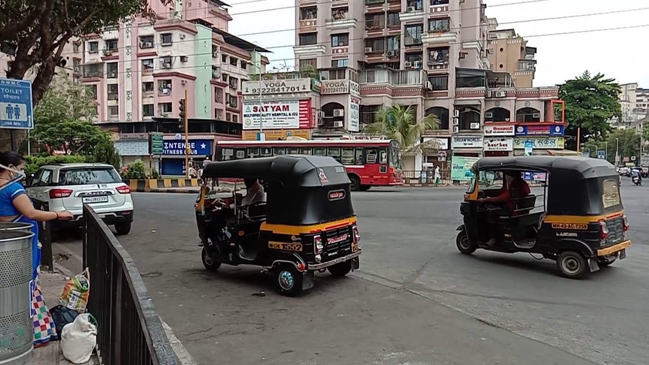 Lockdown 5.0 situation Dmart circle, Kopar khairane, Navi Mumbai