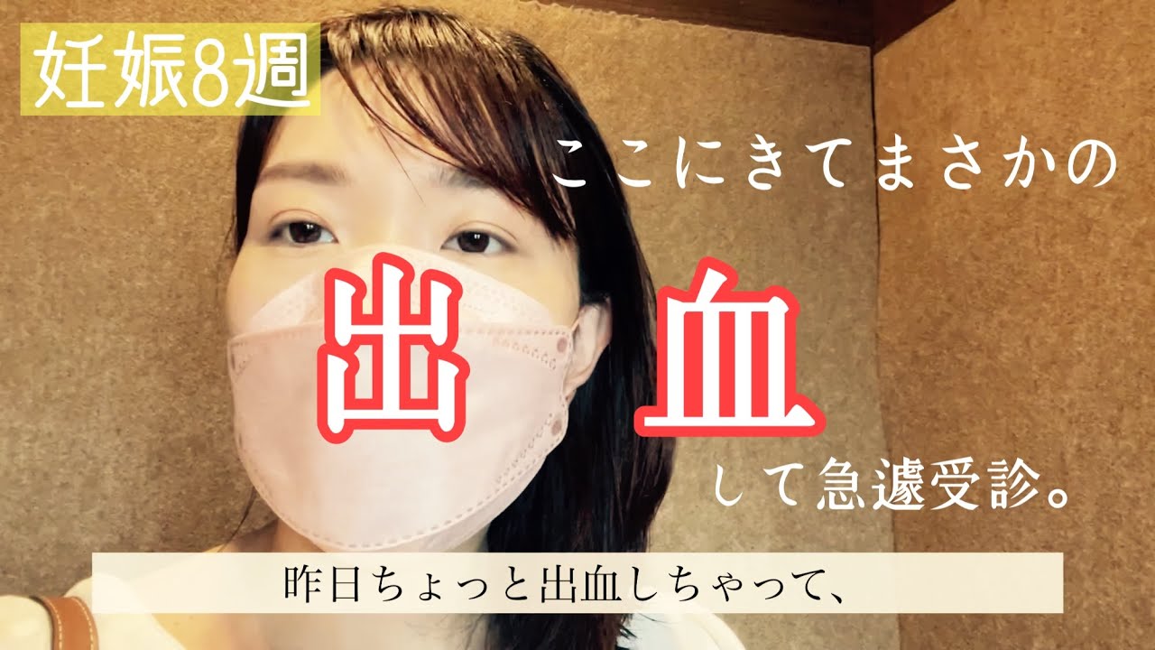 【妊娠8週】順調と思いきや急に出血。9週の壁は越えられるのか。