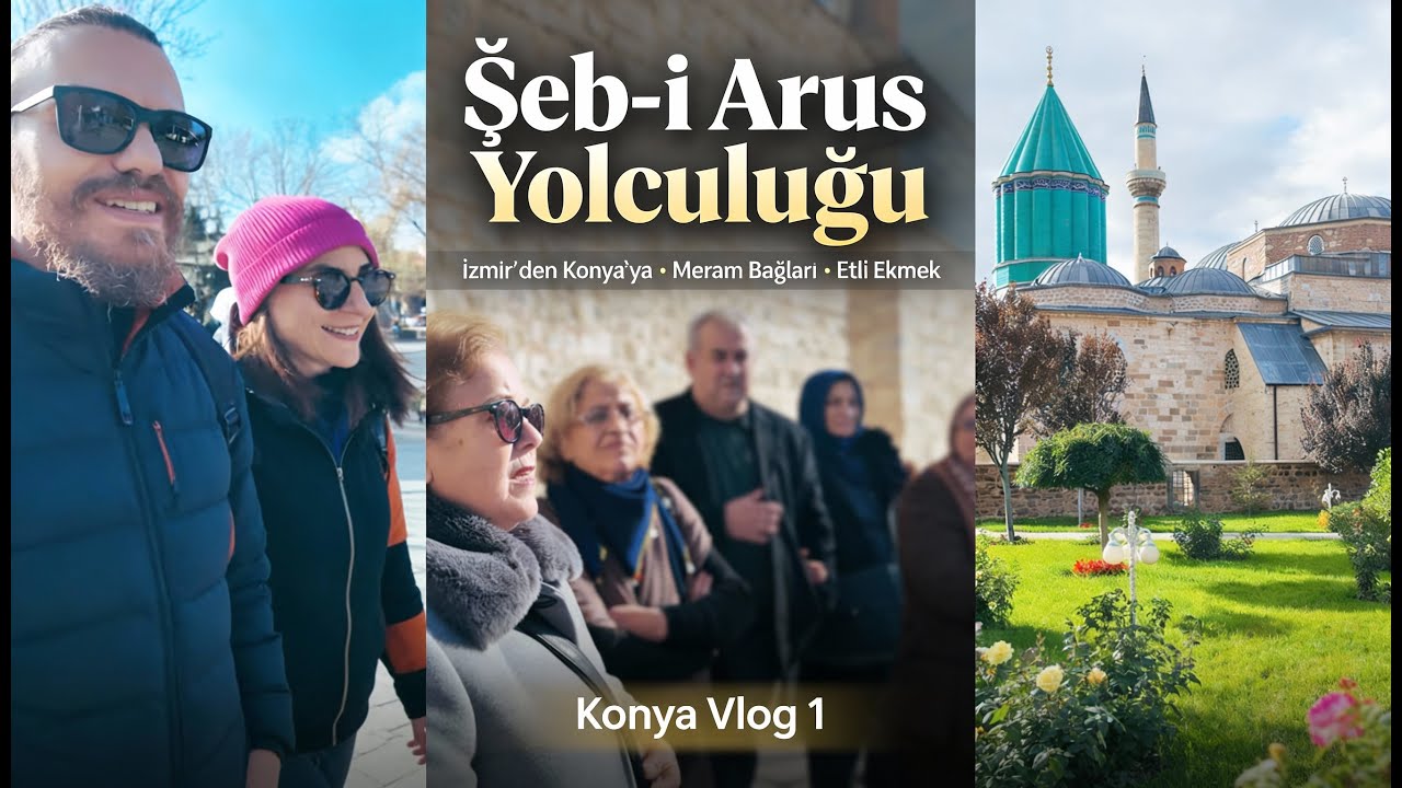 Meta Feast | Şeb-i Arus Yolculuğu | İzmir’den Konya’ya, Meram Bağları, Etli Ekmek | Konya Vlog 1