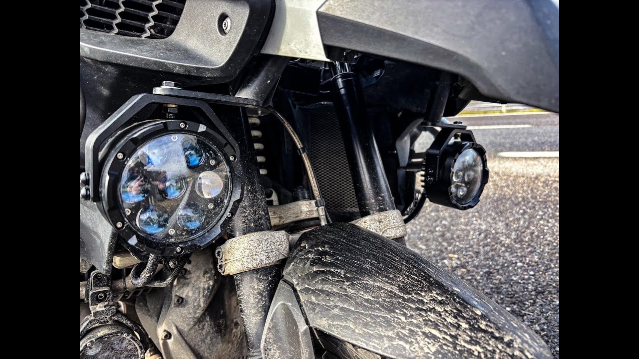 SERCOMOTO   SERCOCAN-U  Faretti S7U   BMW R1250GS ADV  Unboxing e Installazione