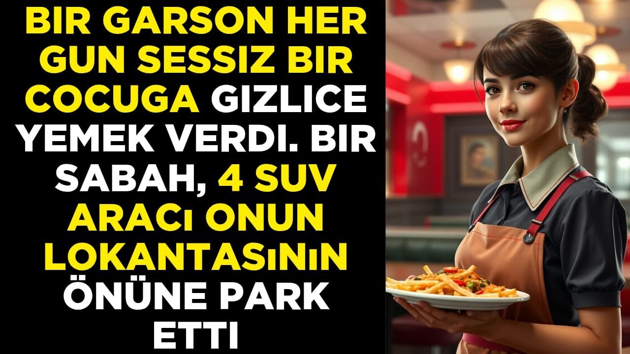Garson Sessiz Bir Çocuğu Her Gün Gizlice Doyurdu — Bir Sabah Lokantaya 4 SUV Geldi