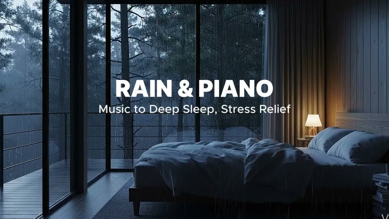 Stress Relief Music with Rain Sounds & Peaceful Piano &ndash; Deep Rest, Calm Mind and Relaxation